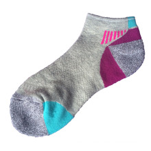 Women′s Cotton Sports Half Terry Ankle Socks (WA705)